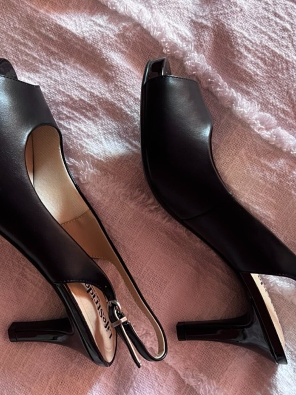 Black Lifestride stappy heels - Picture 2 of 3